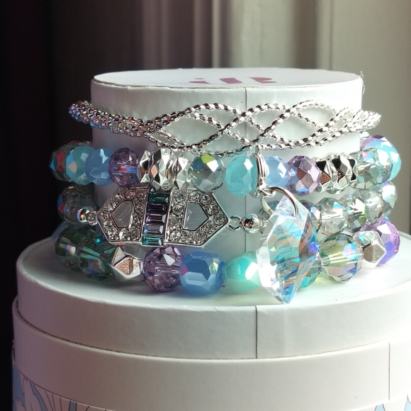 Bomb party spring stacks 2024 a moment's gaze silver plating - Picture 3 of 5